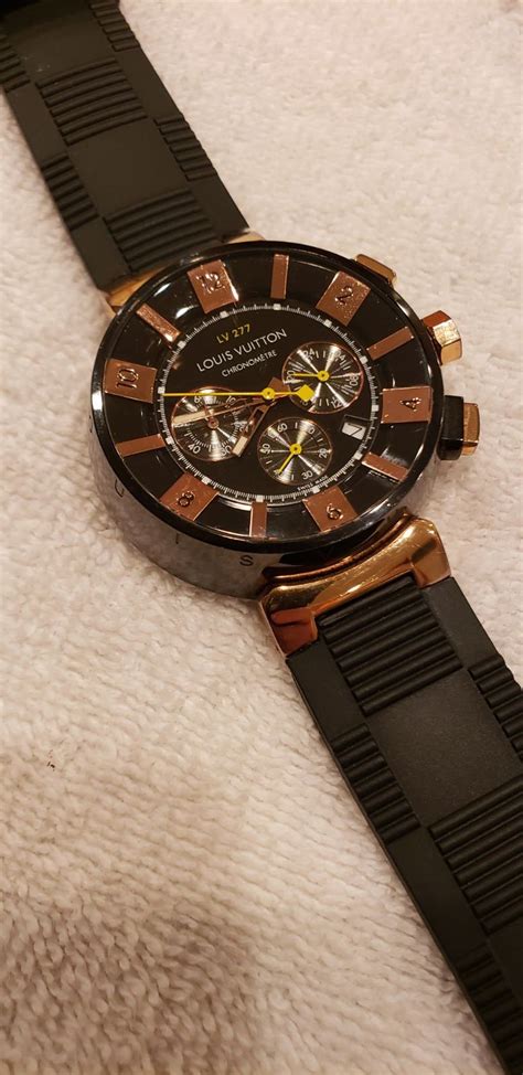 mens louis vuitton watch replica|louis vuitton chronometer watch.